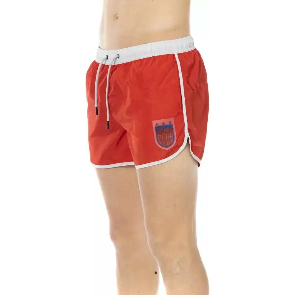 Bikkembergs Red Polyester Men Swim Short 1728,67345744032,Bikkembergs,Clothing,L,M,Men,Men - Clothing,Multicolor,New with tags,S,Swim Shorts - Swimwear - Clothing,Swimwear - Clothing,Swimwear - Men - Clothing,XL,XXL