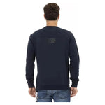 Automobili Lamborghini Blue Cotton Men's Sweater