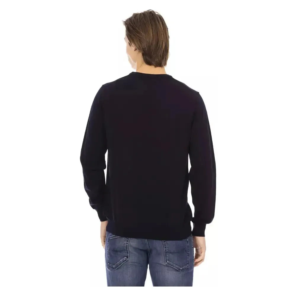 Baldinini Trend Blue Fabric Sweater