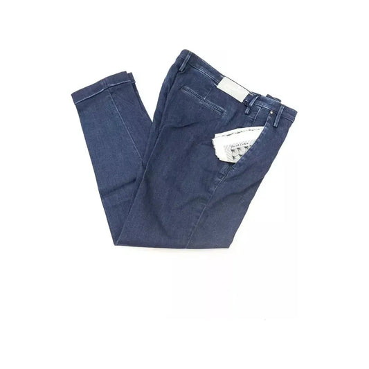 Jacob Cohen Blue Cotton Women's Chino Jean Jacob Cohen Dark Slate Gray
