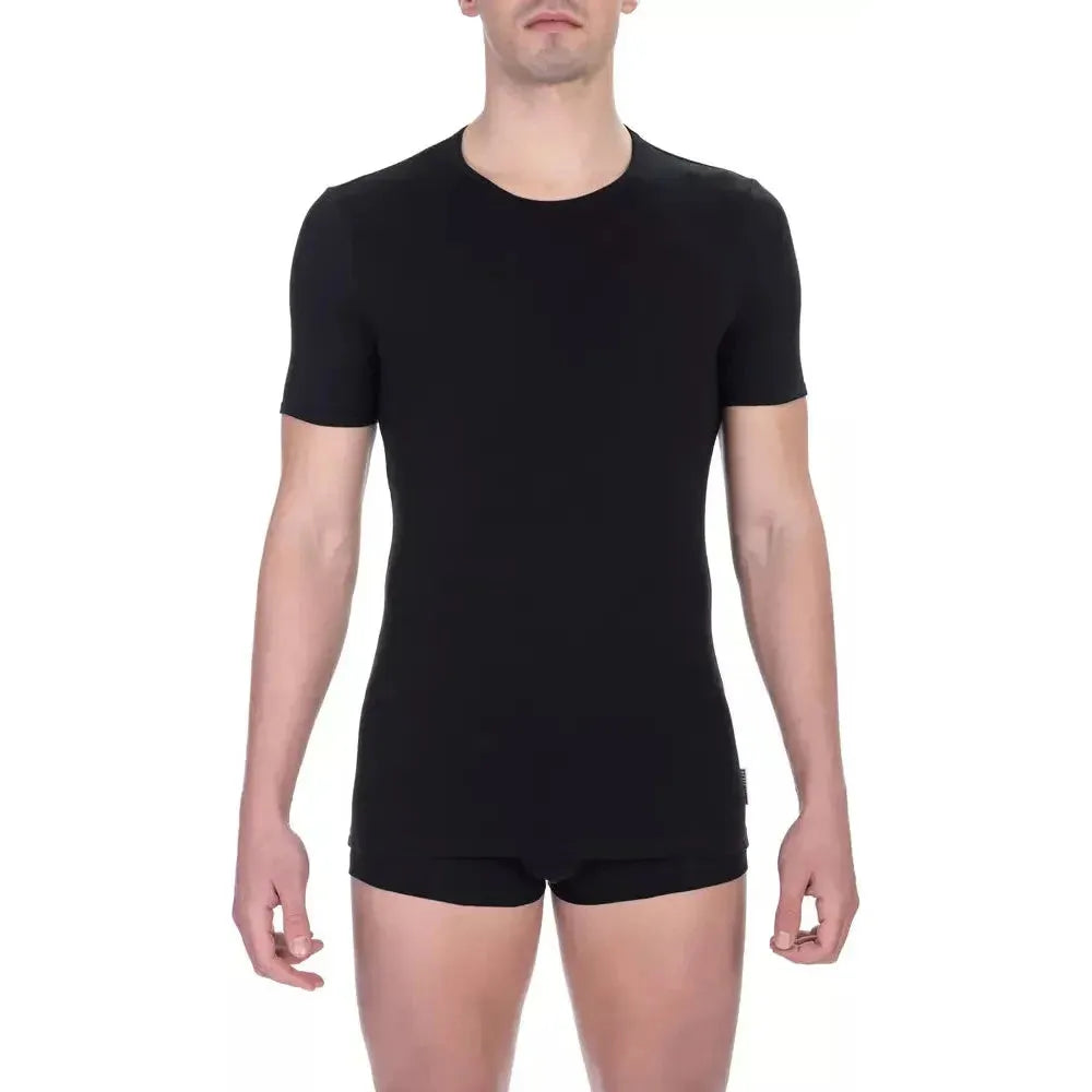 Bikkembergs Black Cotton T-Shirt