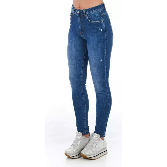 Frankie Morello Blue Denim Women's Jeans Frankie Morello Lavender