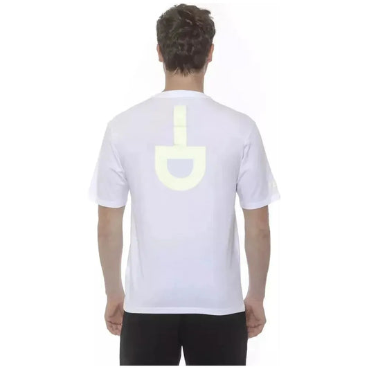 Tond White Cotton Men's Oversized T-Shirt MAN T-SHIRTS Tond Light Gray