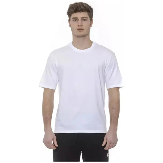 Tond White Cotton Men's Oversized T-Shirt MAN T-SHIRTS Tond Light Gray