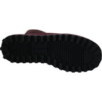Dolce & Gabbana Bordeaux Nylon Boots Padded Mid Shoes