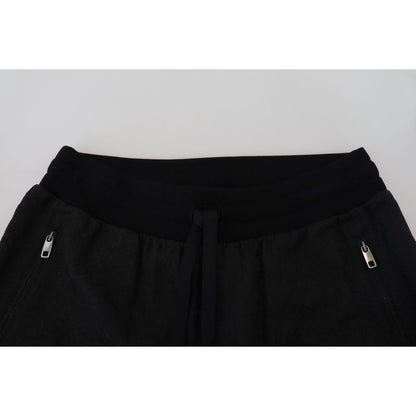 Dolce & Gabbana Black Men Casual Jogger Pants