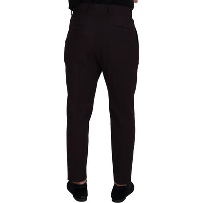 Dolce & Gabbana Brown Cotton Chino Men Pants