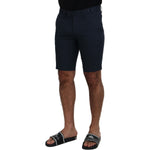 Dolce & Gabbana Elegant Blue Cotton Blend Shorts Dolce & Gabbana Black