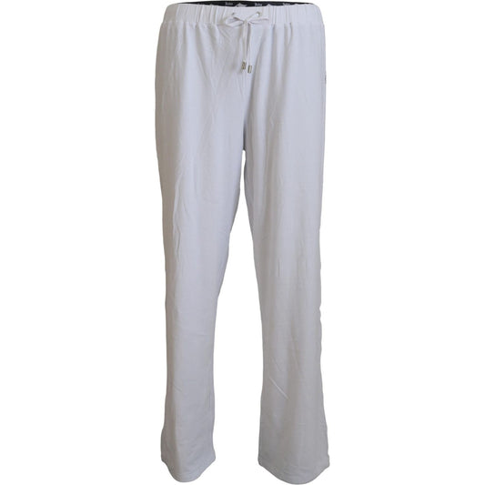John Galliano Elegant Wide Leg Cotton Pants John Galliano Gray