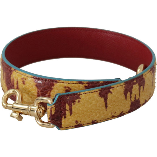 Dolce & Gabbana Elegant Ayers Leather Bag Strap Dolce & Gabbana Saddle Brown