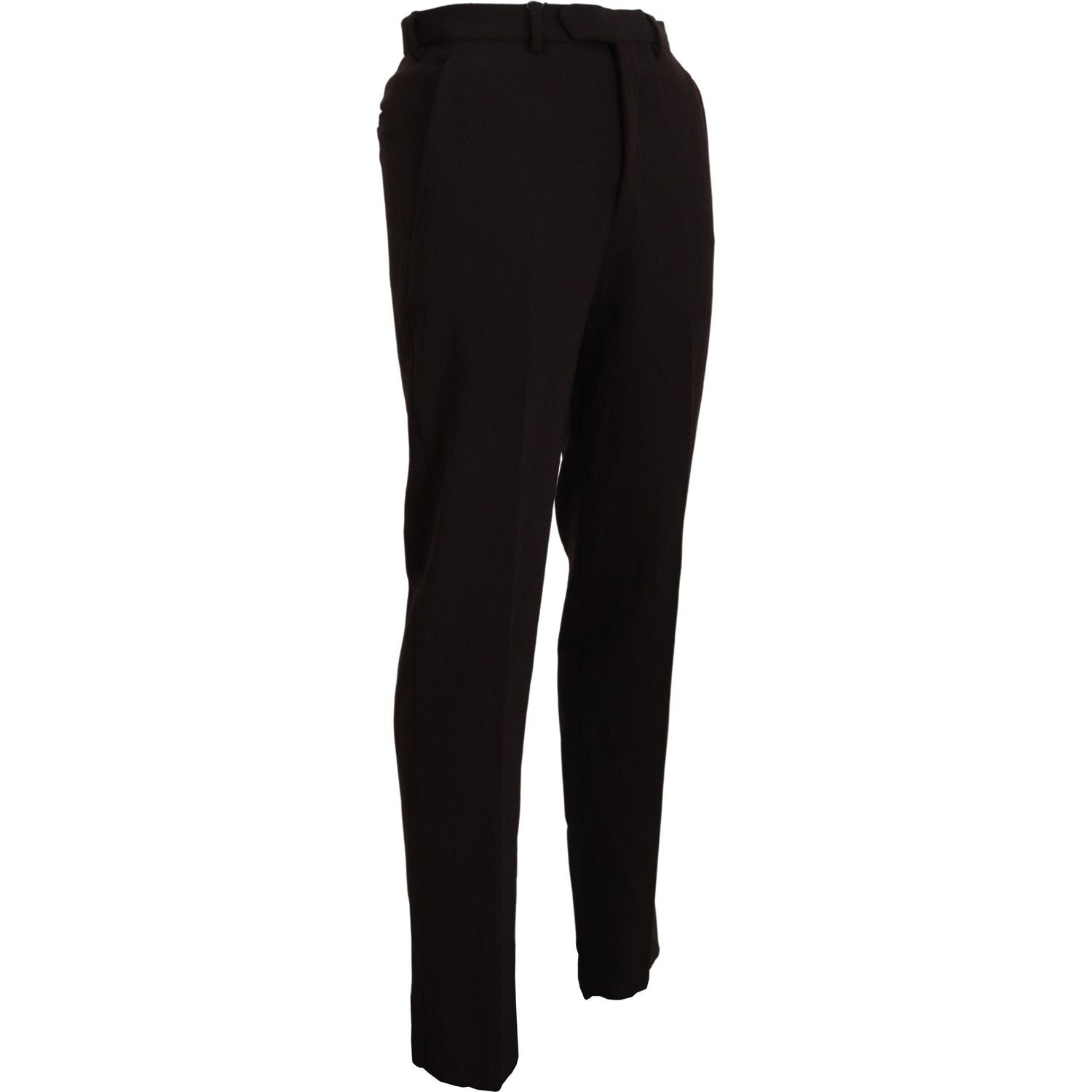 BENCIVENGA Brown Straight Fit Formal Men Pants