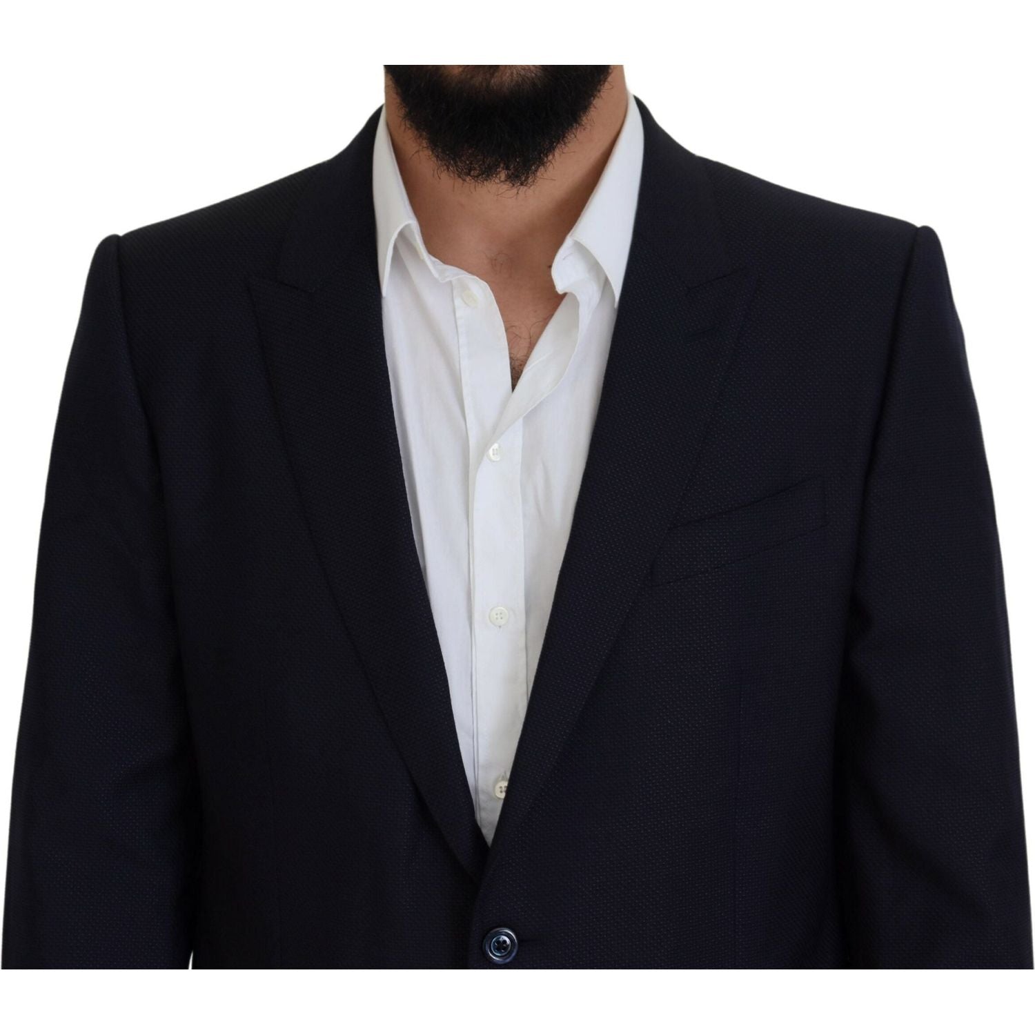 Dolce & Gabbana Blue Single Breasted 2 Piece MARTINI Suit