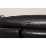 Dolce & Gabbana Black Leather Wristlet Mini Bag Card Bill Wallet