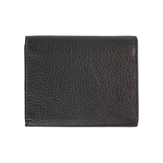 Trussardi Black Leather Women Wallet Trussardi Dark Slate Gray