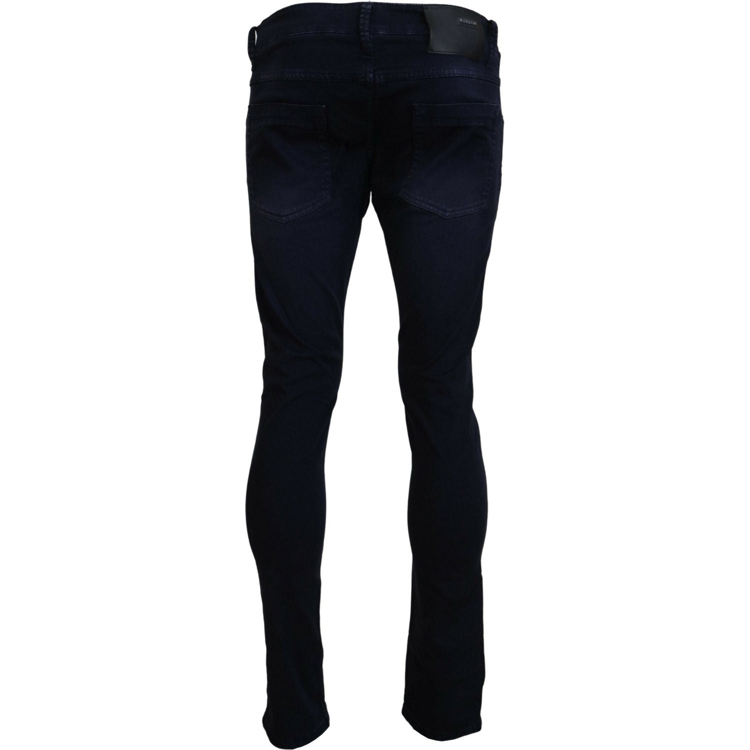 Acht Blue Cotton Tapered Slim Fit Men Casual Denim Jeans