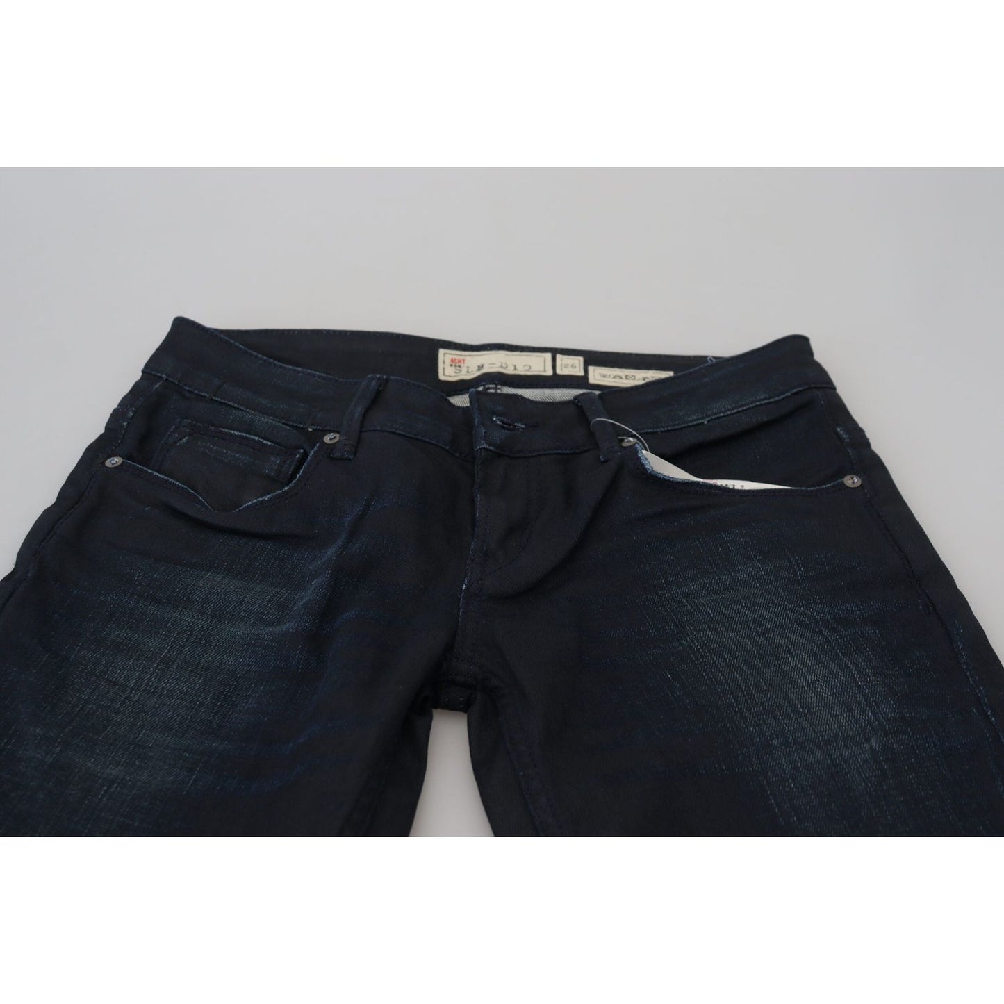 Acht Blue Low Waist Slim Fit Women Denim Jeans