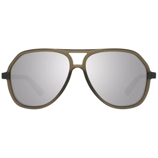 Guess Brown Men Sunglasses Guess Gray