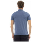 Baldinini Trend Blue Cotton Men Polo Shirt