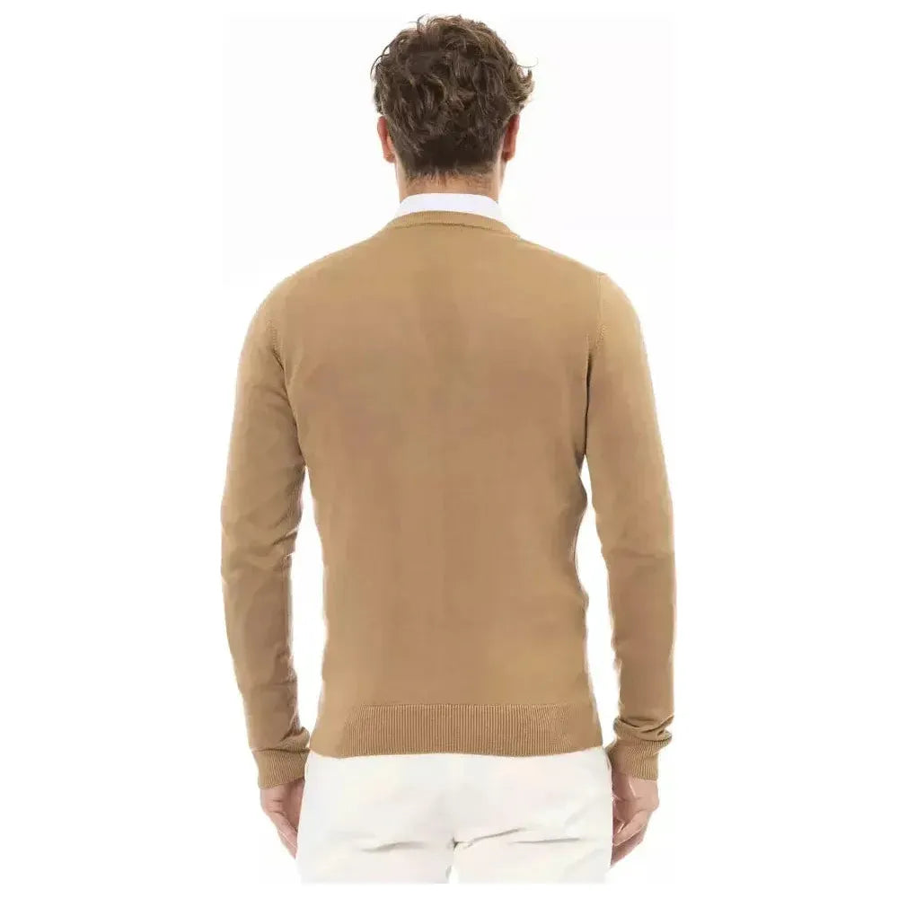 Baldinini Trend Beige Modal Sweater