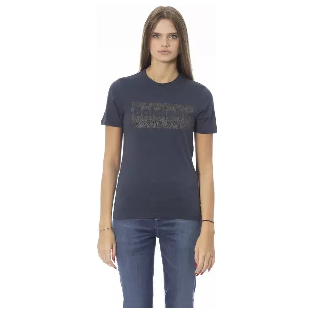 Baldinini Trend Blue Cotton T-Shirt