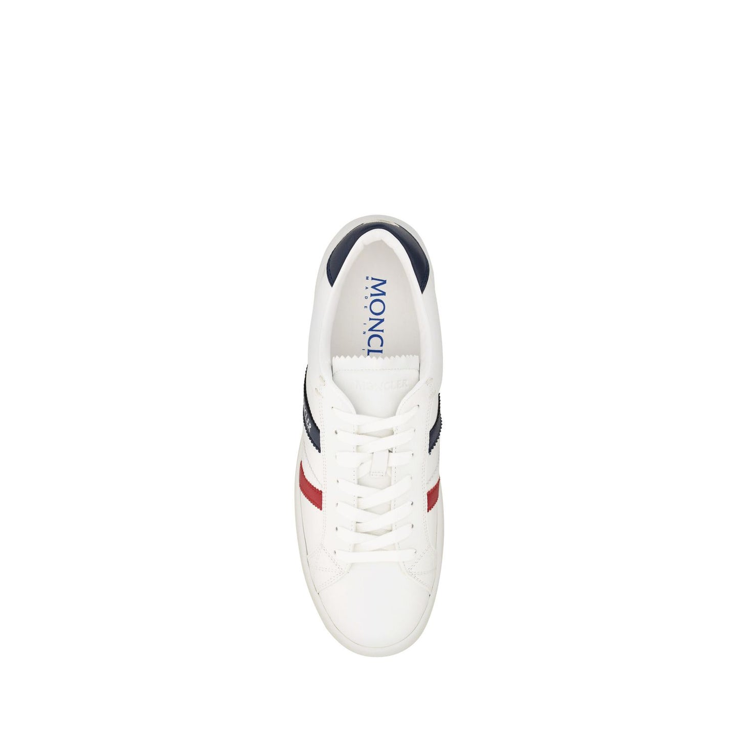 Moncler White Monaco M Low Top Sneakers