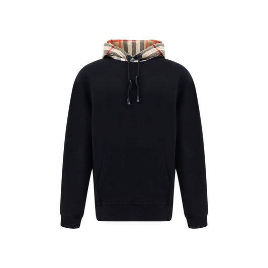 Burberry Black Cotton Samuel Hoodie Sweatshirt Burberry