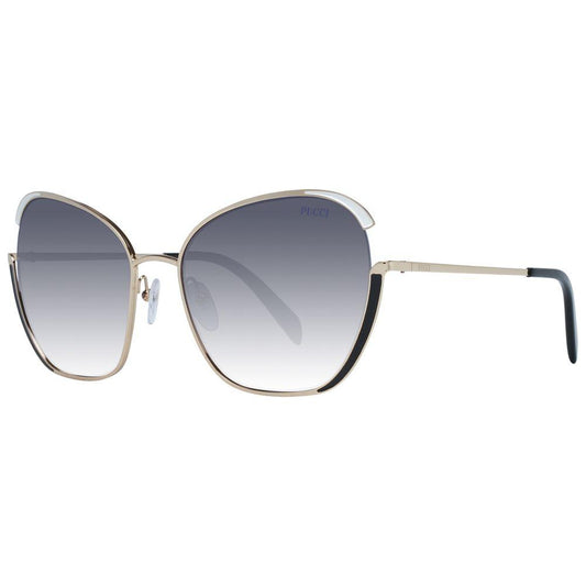 Emilio Pucci Gold Women Sunglasses Emilio Pucci Dark Gray
