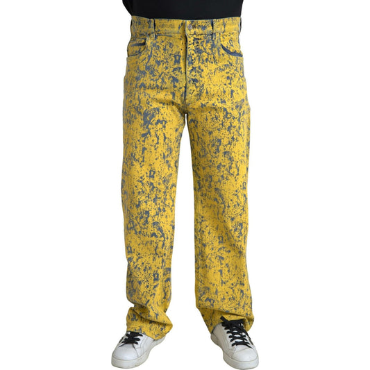 Dolce & Gabbana Italian Designer Straight Denim Jeans Dolce & Gabbana Dark Khaki