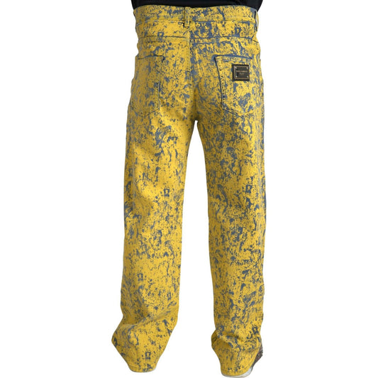 Dolce & Gabbana Italian Designer Straight Denim Jeans Dolce & Gabbana Dark Khaki