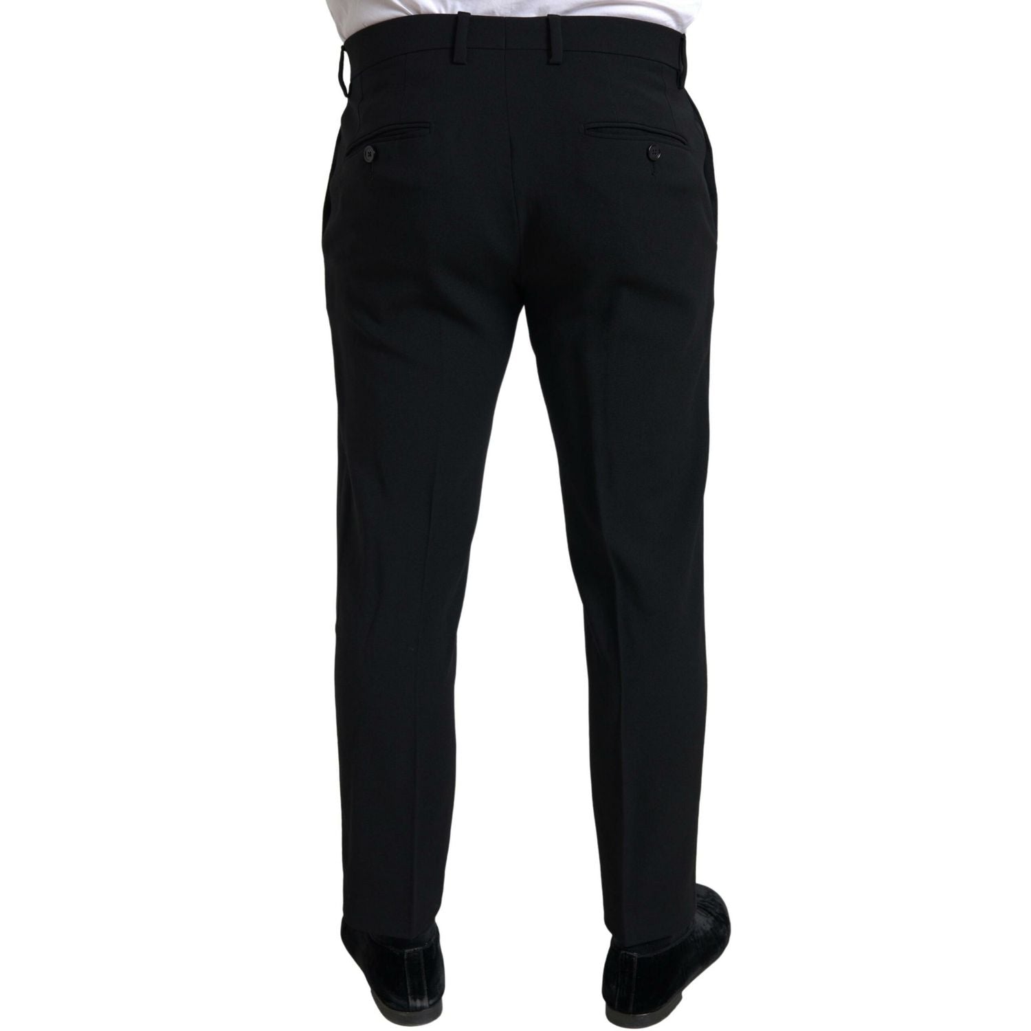 Dolce & Gabbana Black 2 Piece Double Breasted SICILIA Suit