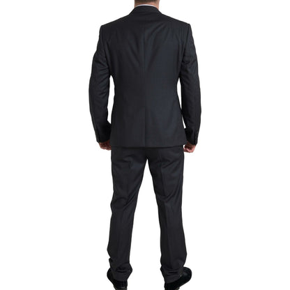 Dolce & Gabbana Black 2 Piece Single Breasted MARTINI Suit