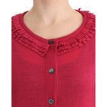 John Galliano Pink wool cardigan