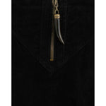Cavalli Elegant Black Pencil Skirt for Sophisticated Style Cavalli Black