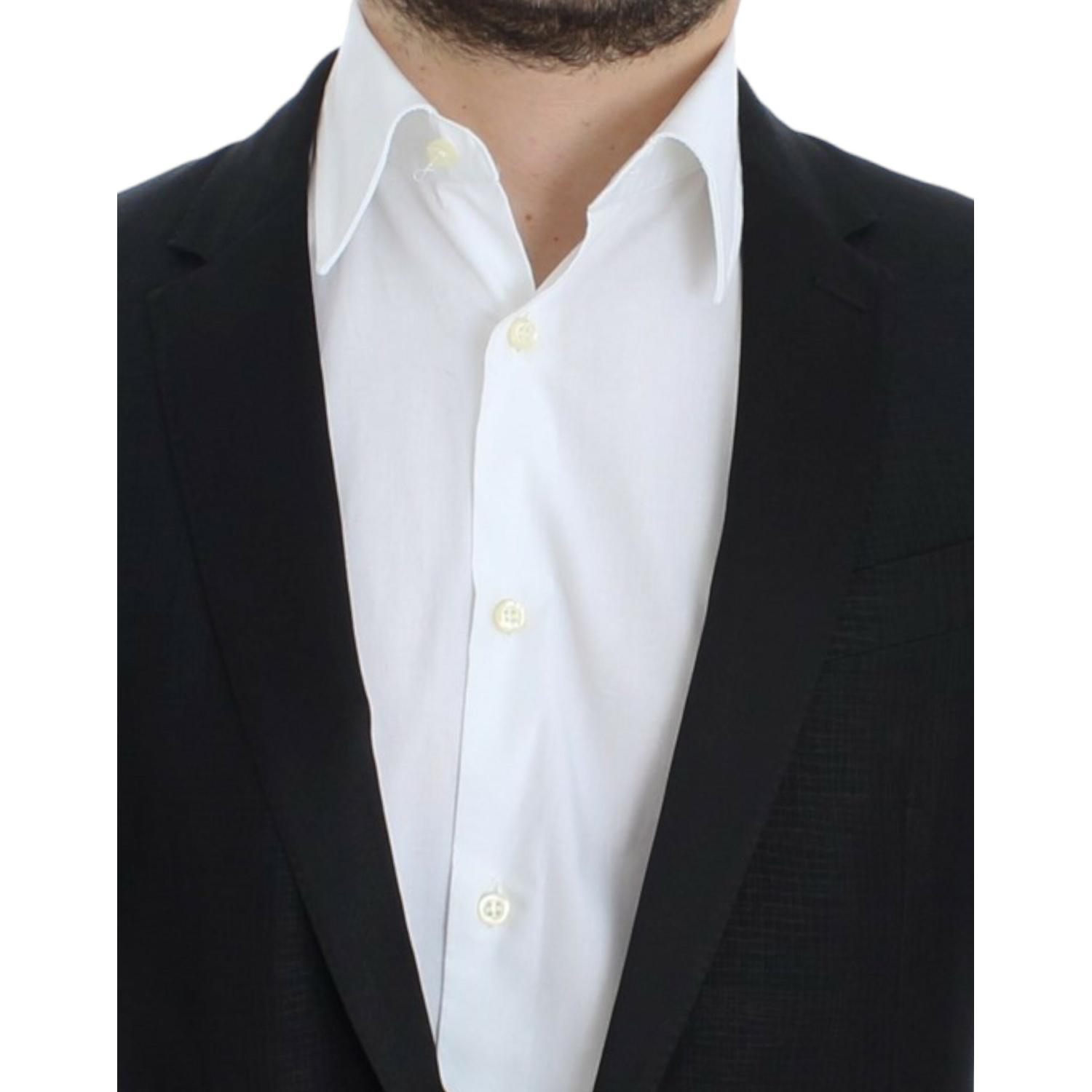 Dolce & Gabbana Black wool MARTINI slim blazer