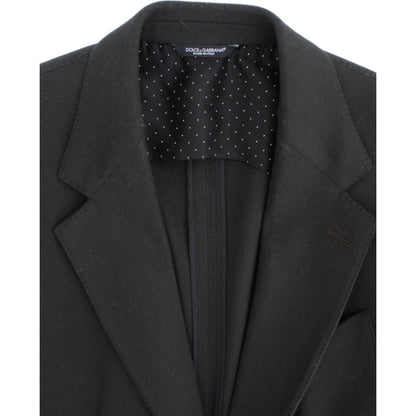 Dolce & Gabbana Green cashmere two button blazer