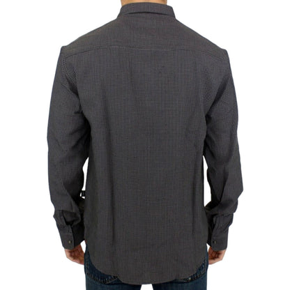 Costume National Gray linen casual shirt