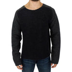 Costume National Gray wool crewneck sweater