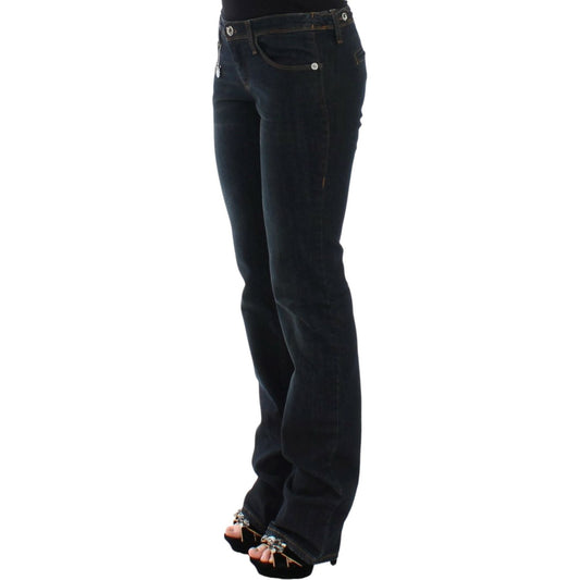 Costume National Chic Blue Slim Fit Denim Delight Costume National Black