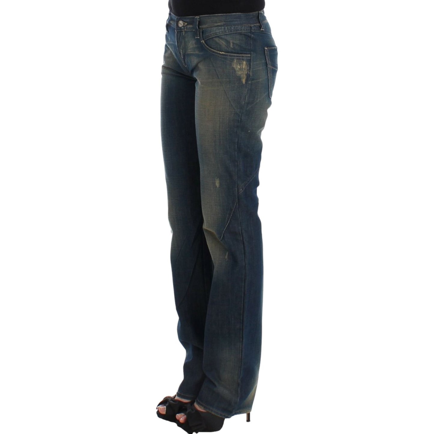 Costume National Blue straight leg jeans