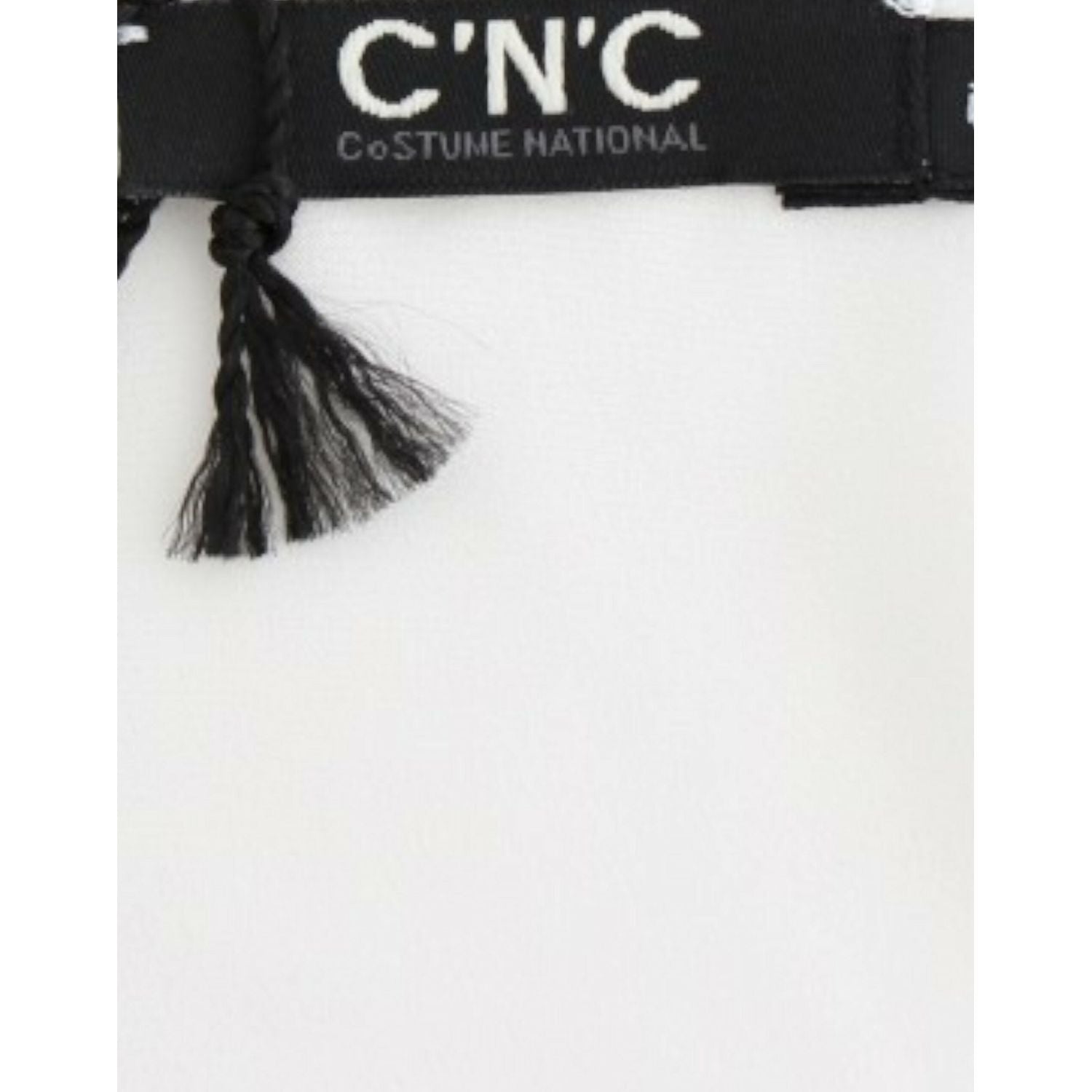 Costume National White motive print blouse