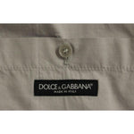 Dolce & Gabbana Chic Beige Single Breasted Dress Vest Dolce & Gabbana Dim Gray