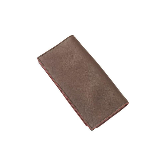 Cerruti 1881 Brown Calfskin Men Wallet Cerruti 1881 Dim Gray
