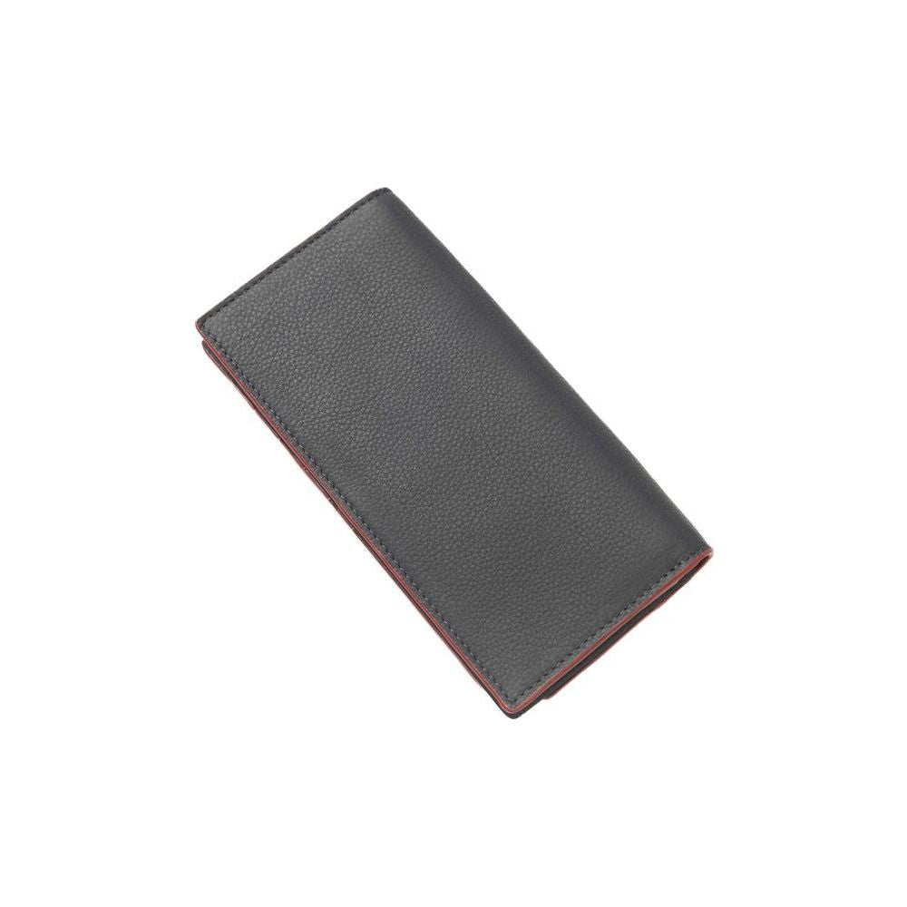 Cerruti 1881 Blue Calfskin Men Wallet