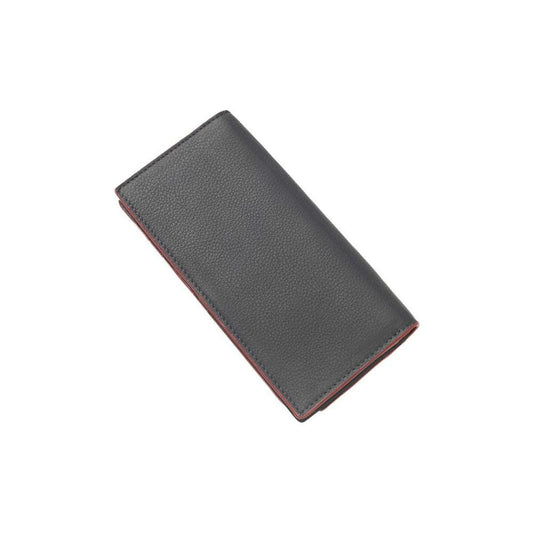 Cerruti 1881 Blue Calfskin Men Wallet