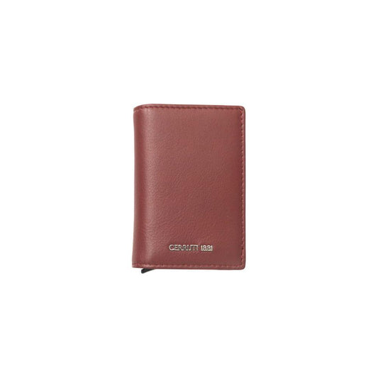 Cerruti 1881 Red Calfskin Men Wallet Cerruti 1881 Sienna