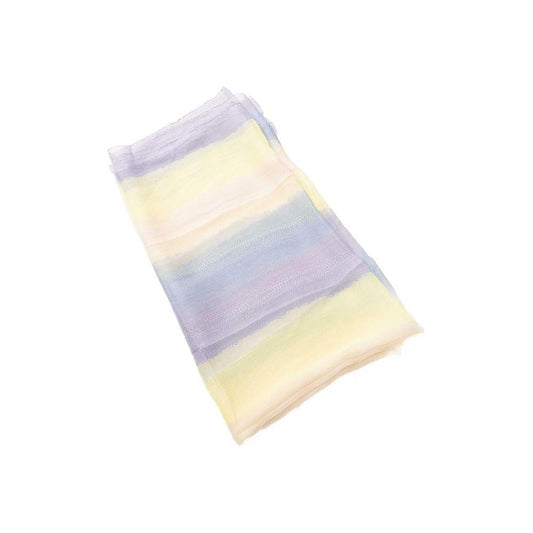 Trussardi Multicolor Silk Women Scarf Trussardi Antique White