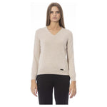 Baldinini Trend Beige Cashmere Women Sweater