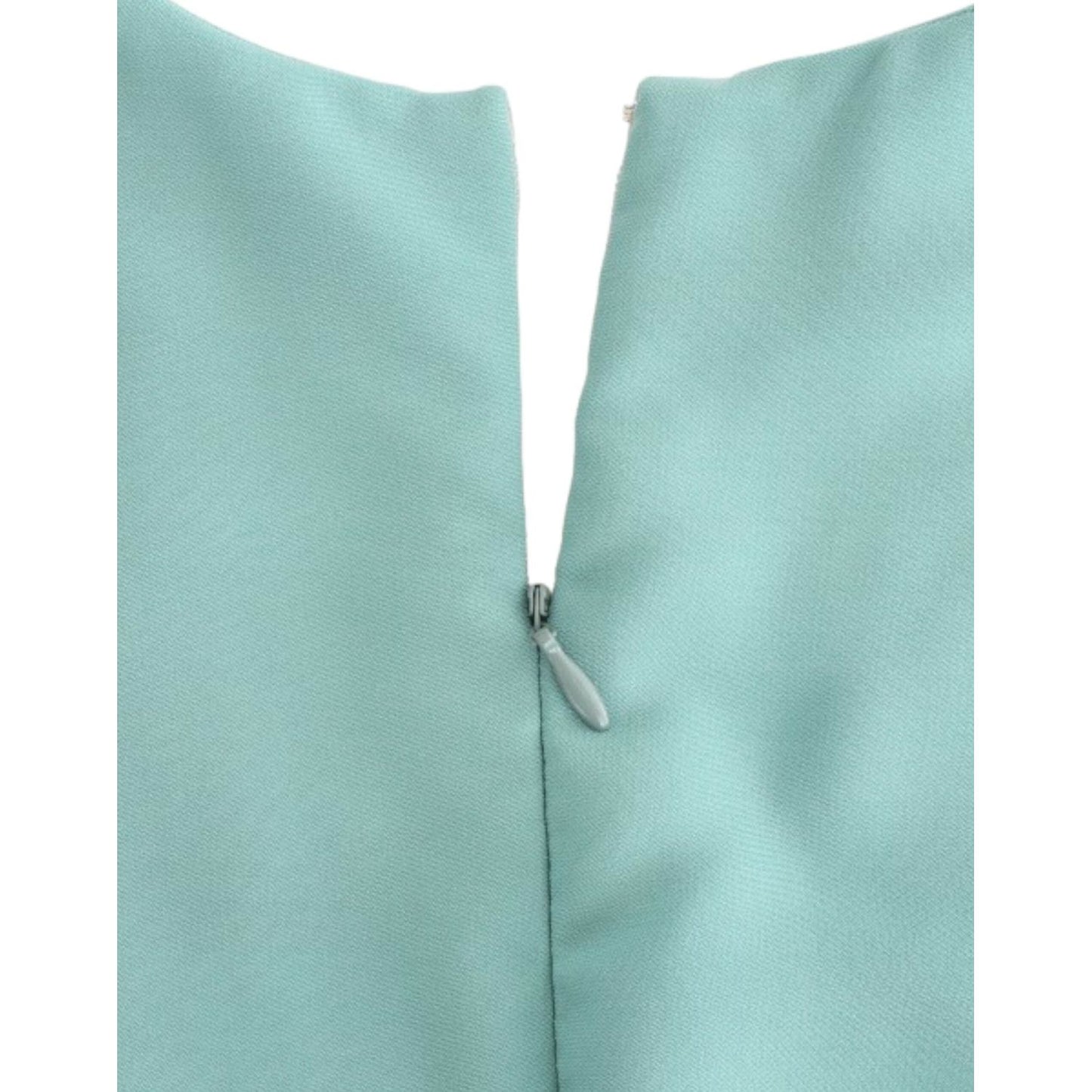 Costume National Green 3/4 sleeved sheath dress