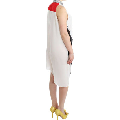 Costume National White shirt assymetric hem dress