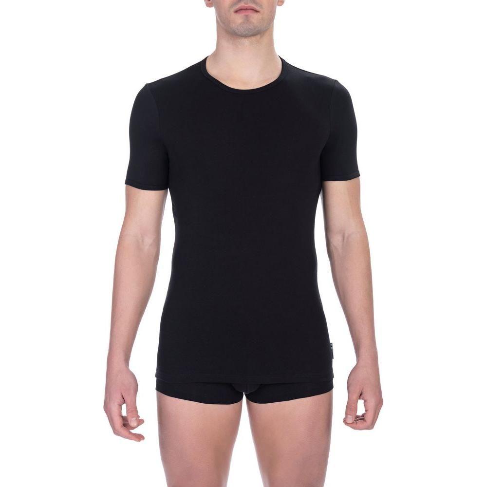 Bikkembergs Black Cotton T-Shirt